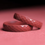 Cinnabar Om Mani Padme Hum Auspicious Clouds Blessing Ring