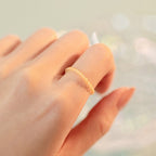 Natural Citrine Happiness Prosperity Ring