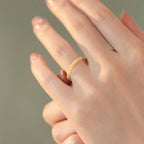 Natural Citrine Happiness Prosperity Ring
