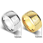 FengShui Buddhism Ancient Heart Sutra Lucky Ring