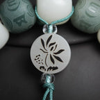 White Bodhi Six True Words Protection Bracelet