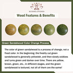 Rosewood Green Sandalwood Small Leaf Red Sandalwood Dragon Carved Protection Bracelet