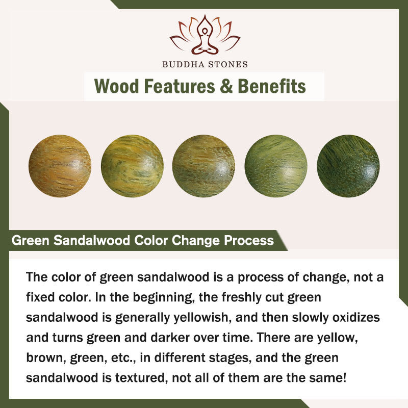 Rosewood Green Sandalwood Small Leaf Red Sandalwood Dragon Carved Protection Bracelet