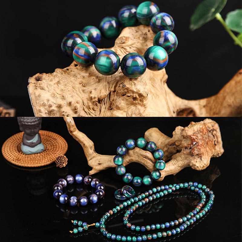 Colourful Sea Willow Mala Positive Bracelet Ring