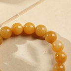 Golden Silk Jade Pixiu Wealth Bracelet