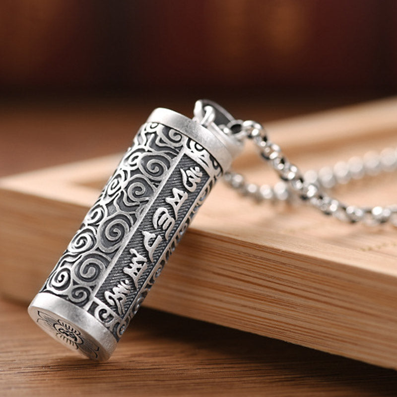 Six True Words Protection Necklace Pendant
