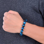 Blue Tiger Eye Protection Bracelet