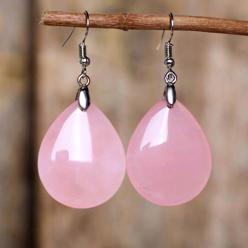 Natural Aventurine Dangle Healing Drop Earrings