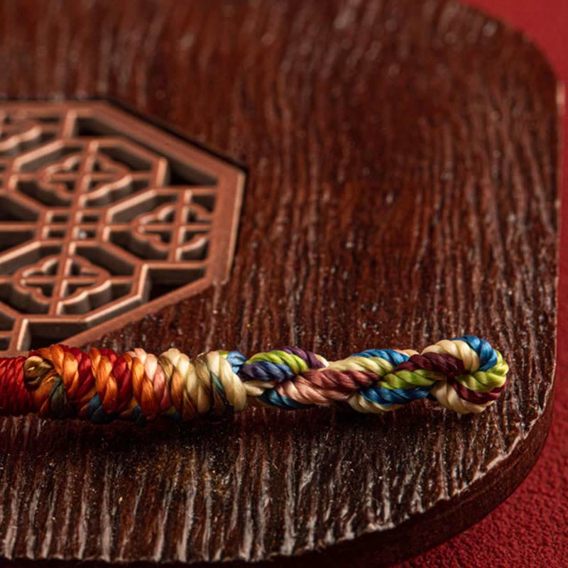 "May you be healthy and happy" Lucky Multicoloured Bracelet