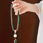Lotus Cyan Bodhi Seed Success Bracelet