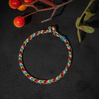 Tibet Handmade Five Colour Thread Protection Braid String Bracelet