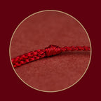 925 Sterling Silver Endless Knot Protection Luck Red String Bracelet Anklet