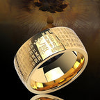 Feng Shui Buddhism Ancient Heart Sutra Lucky Ring