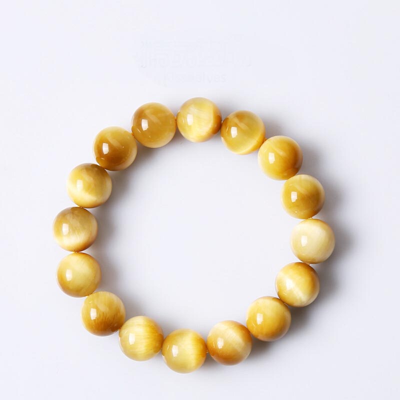 Anxiety Stress Healing Crystal Tiger Eye Bead Bracelet