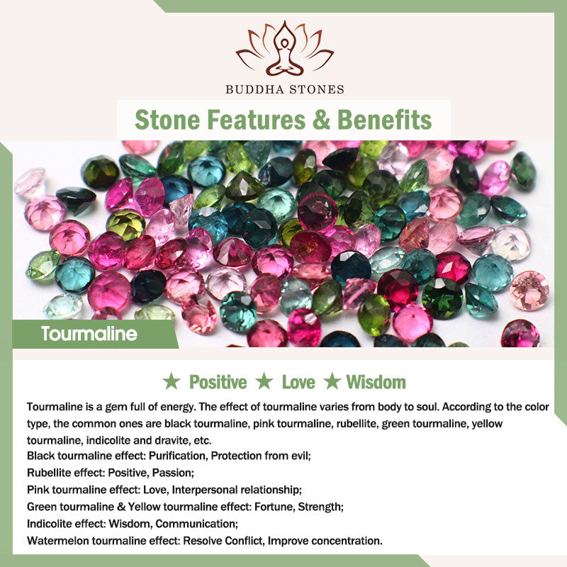 Colorful Tourmaline Jade Flowers Love Bracelet