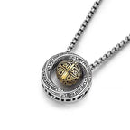 Mobius Lucky Bead Copper Wealth Necklace Pendant