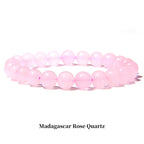 Natural Stone Quartz Healing Beads Bracelet