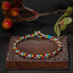 Tibet Handmade Five Colour Thread Protection Braid String Bracelet