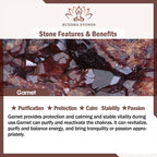 Garnet Amethyst Purification Calm Anklet
