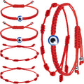 4Pcs Evil Eye Seven Knot Red String Protection Bracelet