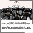 Black Onyx Bead Support Protection Bracelet