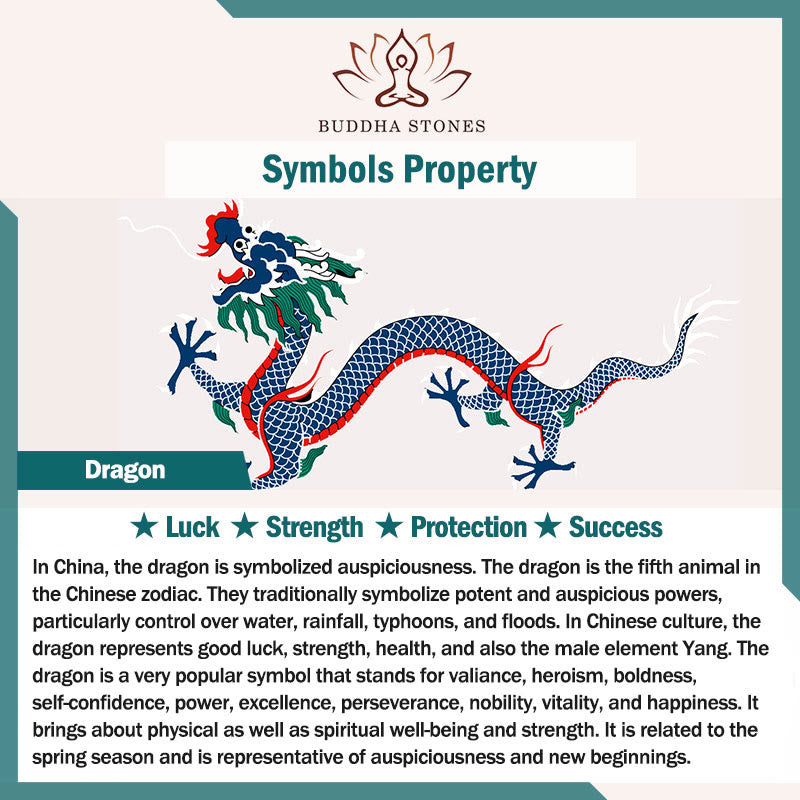 Rosewood Green Sandalwood Small Leaf Red Sandalwood Dragon Carved Protection Bracelet