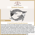 Koi Fish Auspicious Cloud Design Luck Wealth Ring