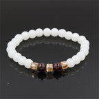 Natural White Jade Protection Bracelet
