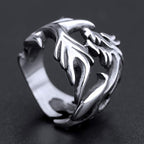 Dragon Pattern Protection Strength Adjustable Ring