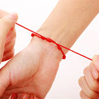 4Pcs Evil Eye Seven Knot Red String Protection Bracelet