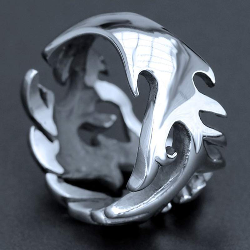 Dragon Pattern Protection Strength Adjustable Ring