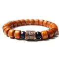 Tibetan Bone Beads Om Mani Padme Hum Strength Bracelet