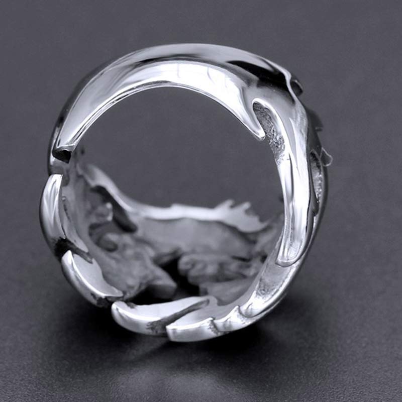 Dragon Pattern Protection Strength Adjustable Ring
