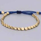 3 PCS Tibetan Copper Beads Healing Protection Luck Bracelet Set