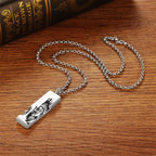 Tathagata Buddha Strength Protection Amulet Lucky Vintage Style Pendant Necklace