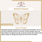 Natural Strawberry Quartz Healing Positive Butterfly Charm Bracelet