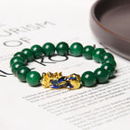 Pixiu Jade Abundance Protection Bracelet