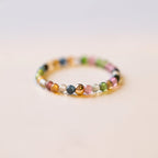Natural Tourmaline Positive Love Ring
