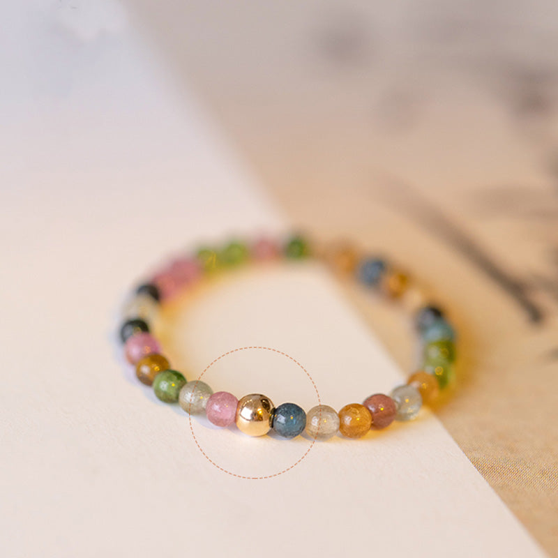 Natural Tourmaline Positive Love Ring