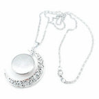 12 Constellations of the Zodiac Moon Protection Necklace Chain Pendant