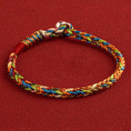 "May you be healthy and happy" Lucky Multicoloured Bracelet