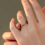Natural Tourmaline Positive Love Ring