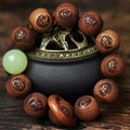 Tibetan Rosewood Engraving Tiger Protection Bracelet