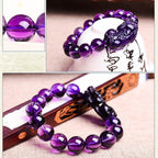Feng Shui Amethyst Fortune Wealth Bracelet