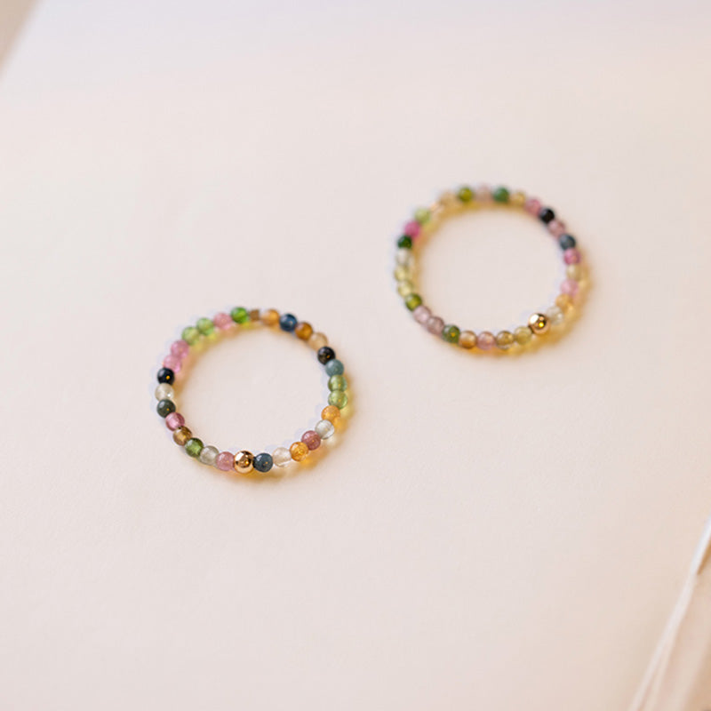 Natural Tourmaline Positive Love Ring
