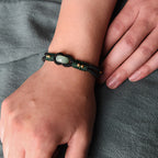 Tibetan Jade Lucky Black Rope Couple Bracelet