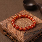 Tibet White Crystal Black Onyx Om Mani Padme Hum Meditation Bracelet