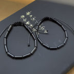 Black Onyx Bead Support Protection Bracelet