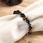 Tibetan Tiger's Eye Bracelet and Necklace Set