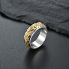 Dragon Titanium Steel Stimulation Rotatable Ring